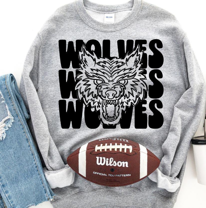 Wolves Mascot Sweatshirt