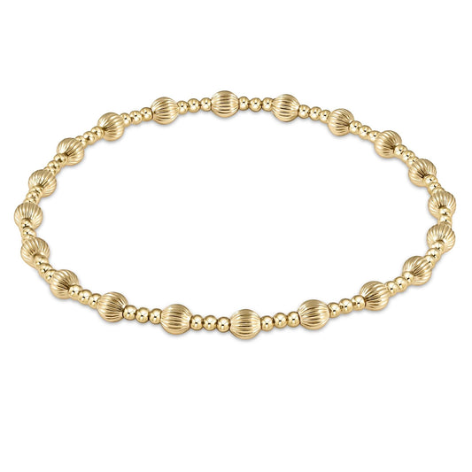 Dignity Sincerity Gold 4mm Bracelet