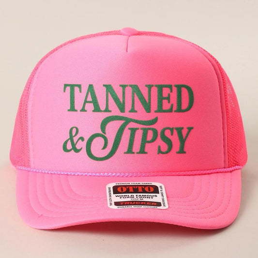 TANNED & TIPSY Foam Trucker Hat