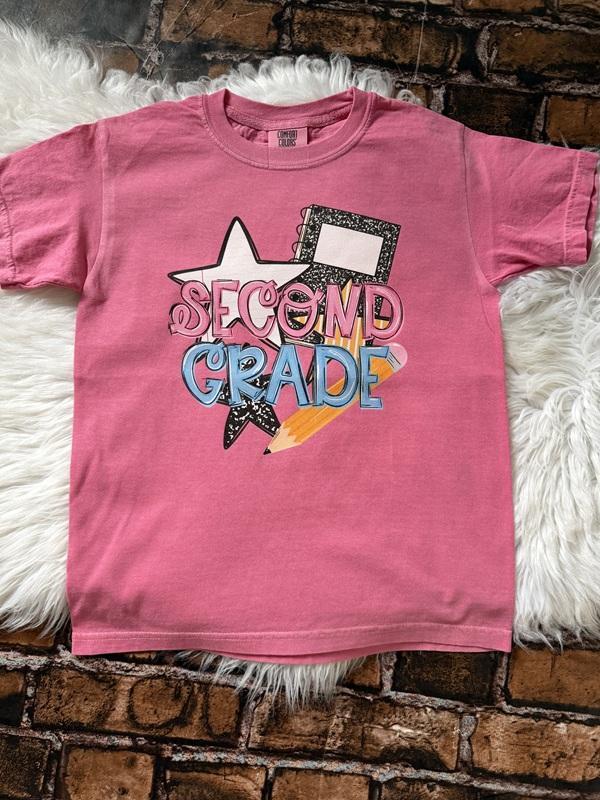 Personalized Back To School - Girl, You Are A Star - Grade Tees Comfort Color Tee