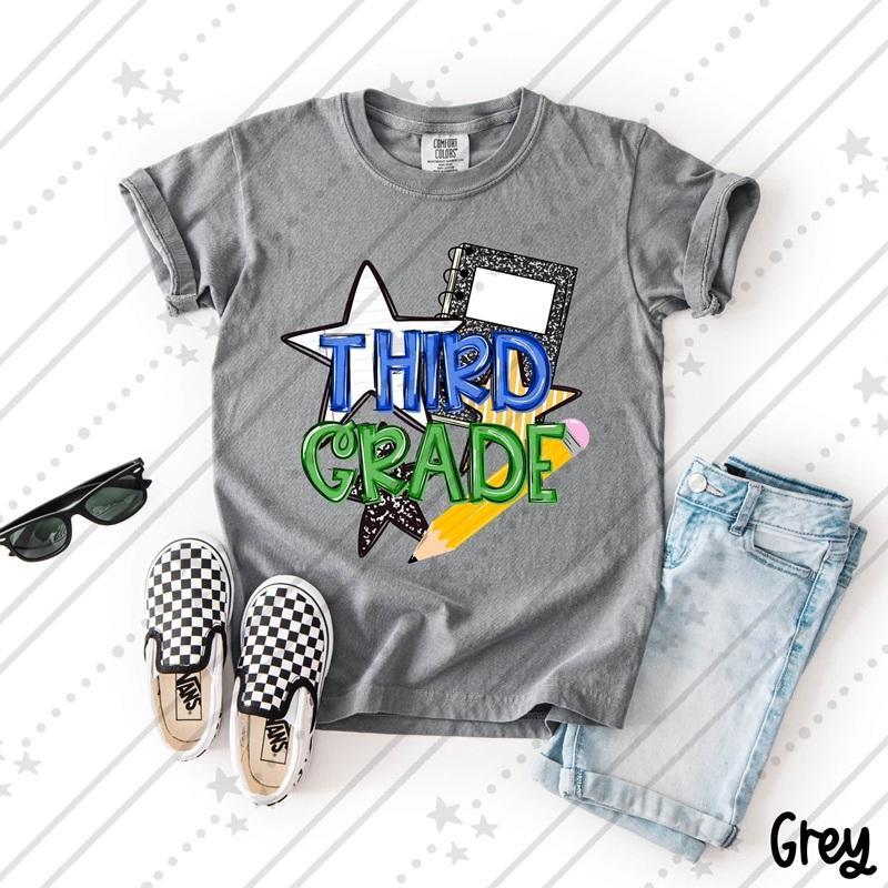 Back To School - Boy, You Are A Star - Grade Tees Comfort Color Tee