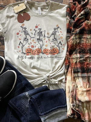 Fall Breeze and Autumn Leaves Tee