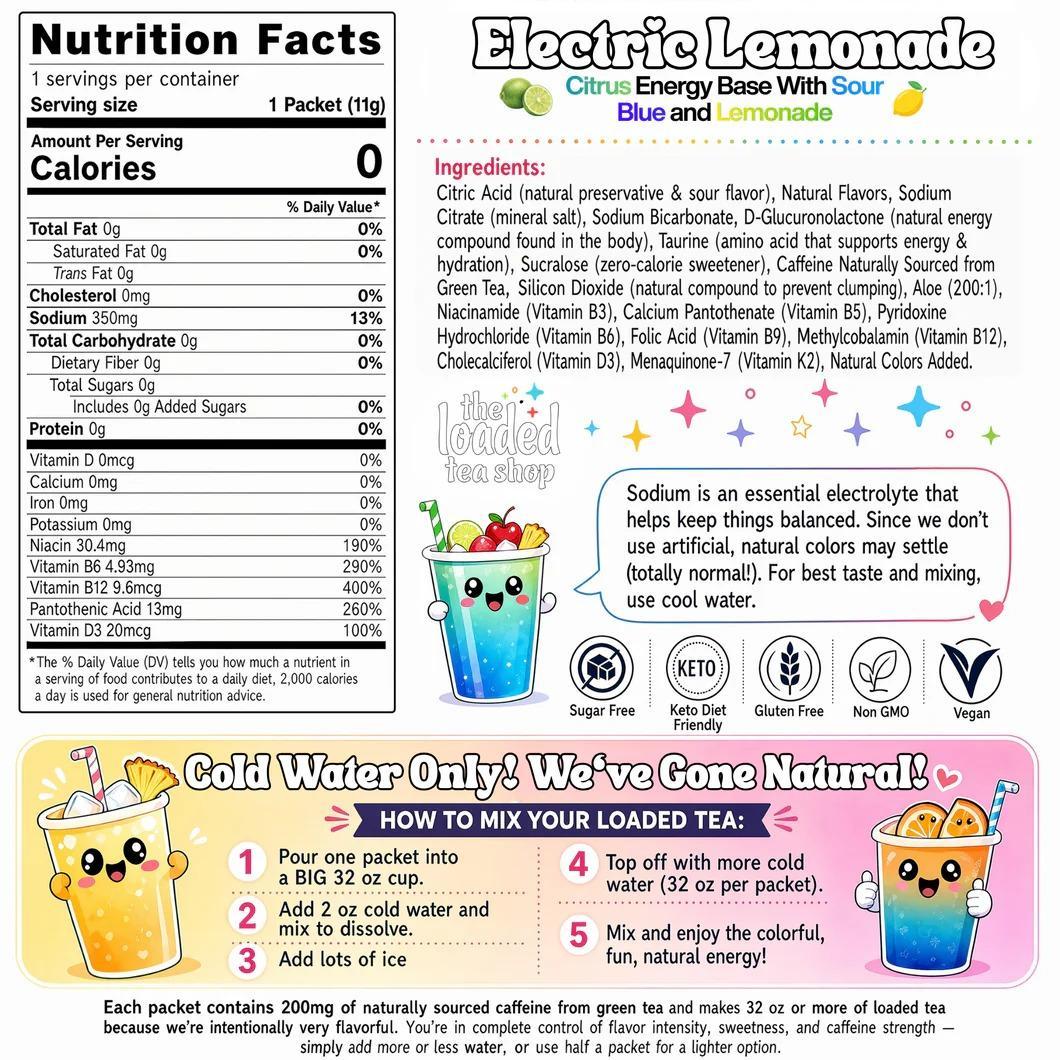 The Loaded Tea Shop Drink Packets