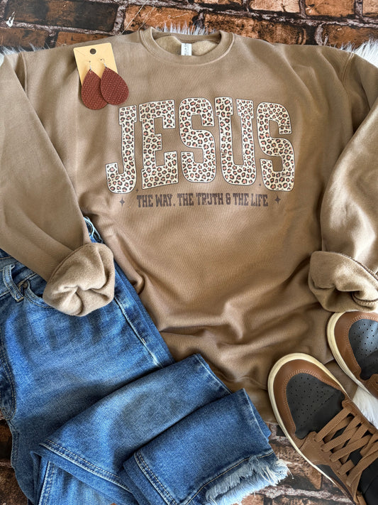 Jesus: The Way, The Truth & The Life Bella Sweatshirt