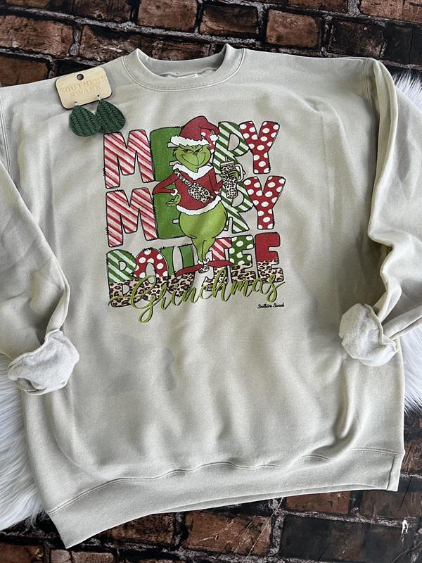 Merry Merry Boujee Christmas Sweatshirt