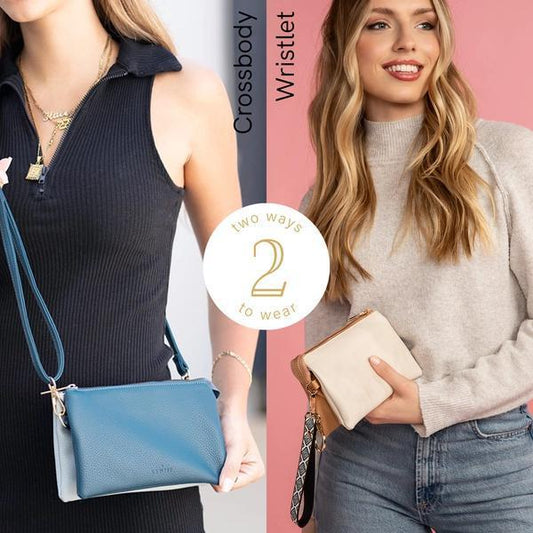 Eclipse Colorblocked Convertible Wallet by Kedzie