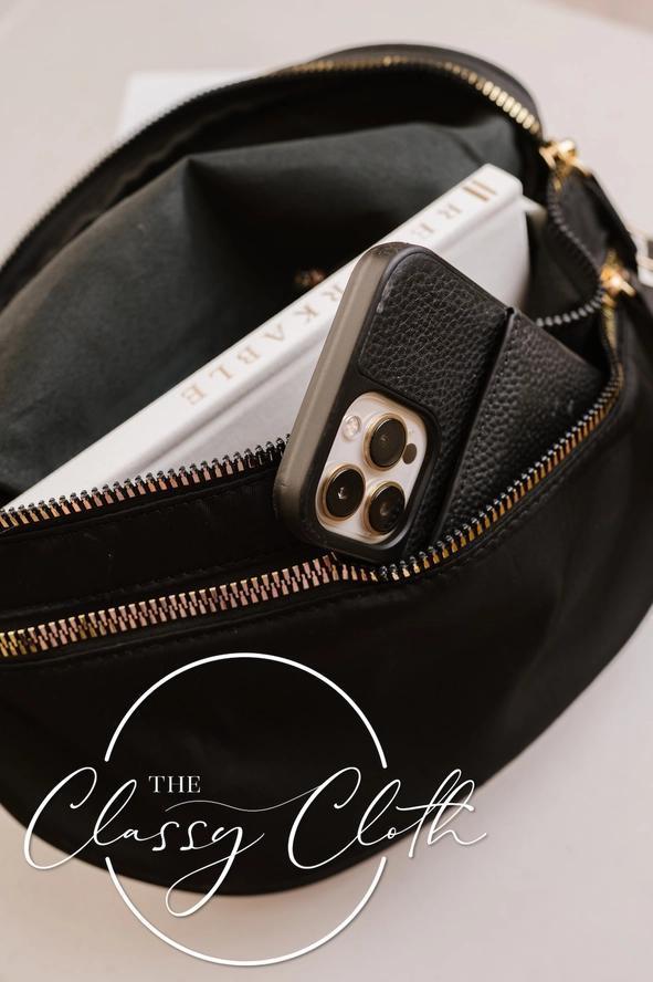 Black Leopard Farah Fanny Bum Bag