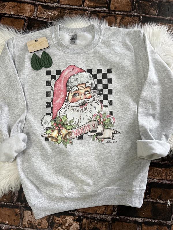 Merry Vintage Santa Sweatshirt