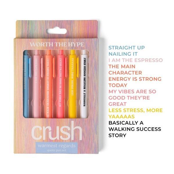 Warmest Regards Quote Pen Set by Crush