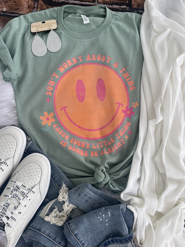 Don't Worry Smiley Tee