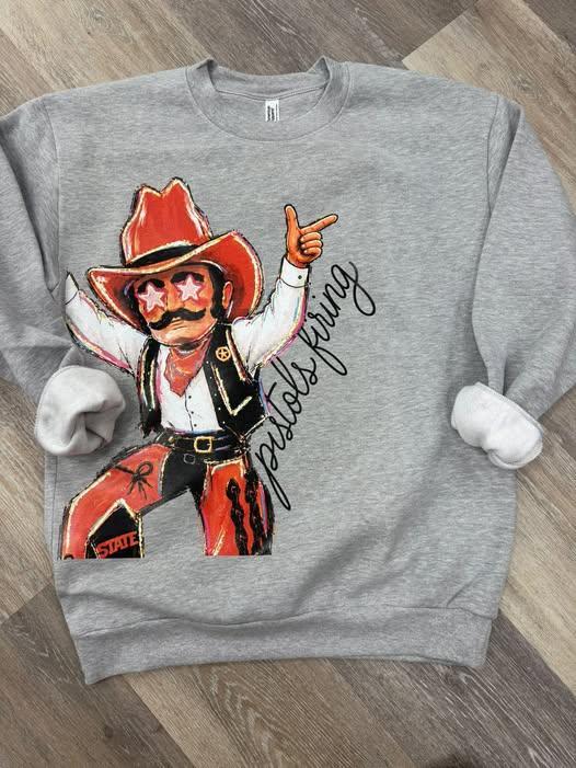 Oklahoma State Spirit Fleece Crewneck Sweatshirt