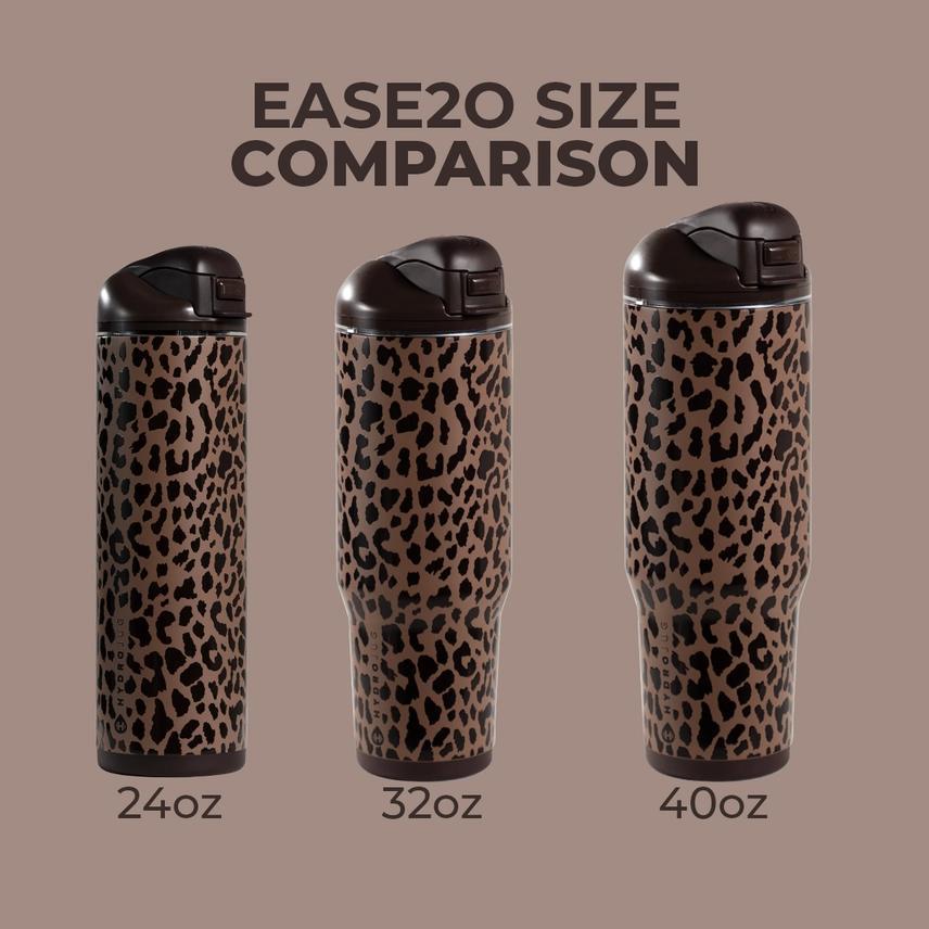 Brown Leopard HydroJug Ease20 Tumbler