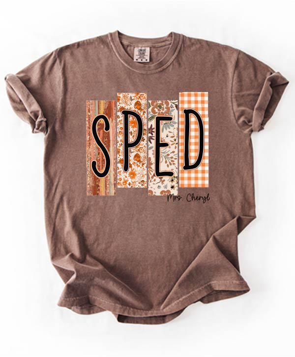 Custom Fall School & Medical Occupations Personalized Name Tees