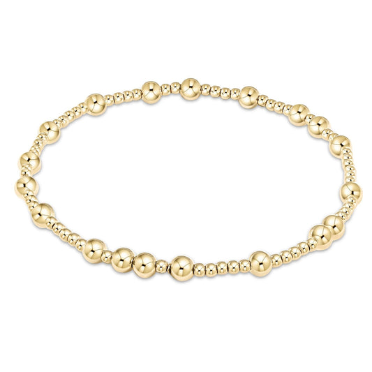 Hope Unwritten Gold Pattern 4mm Bracelet