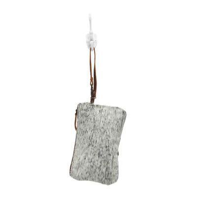 White & Brown Hairon Small Bag