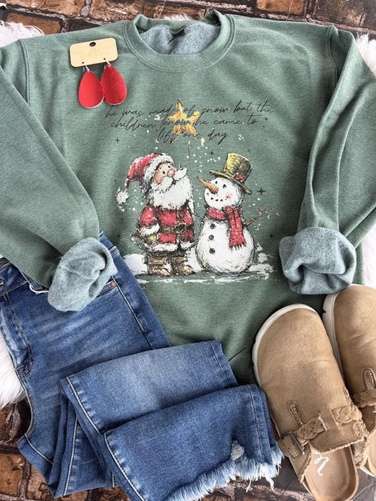 Vintage Made Of Snow Sweatshirt