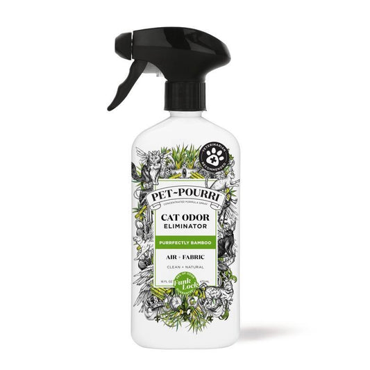 Pet Pourri  Cat Purrfectly Bamboo Air & Fabric Odor Refresher