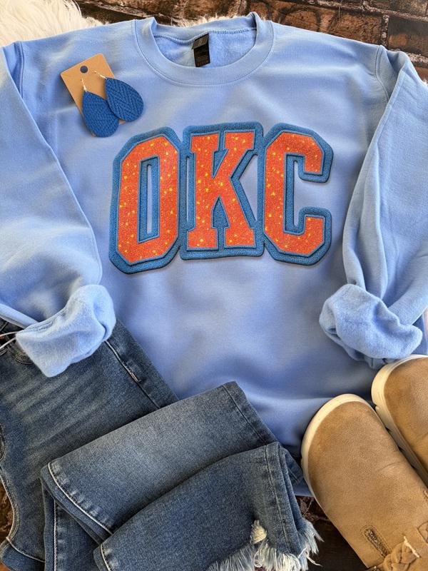 OKC Faux Glitter (Available Tee and Sweatshirt)