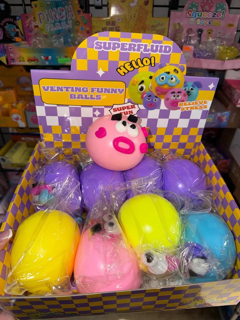 Smasher Cute Face Squishy - Mystery Color