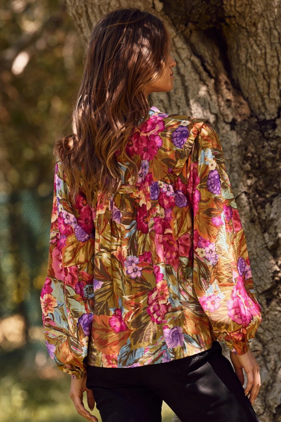 Floral printed blouse by Oddi
