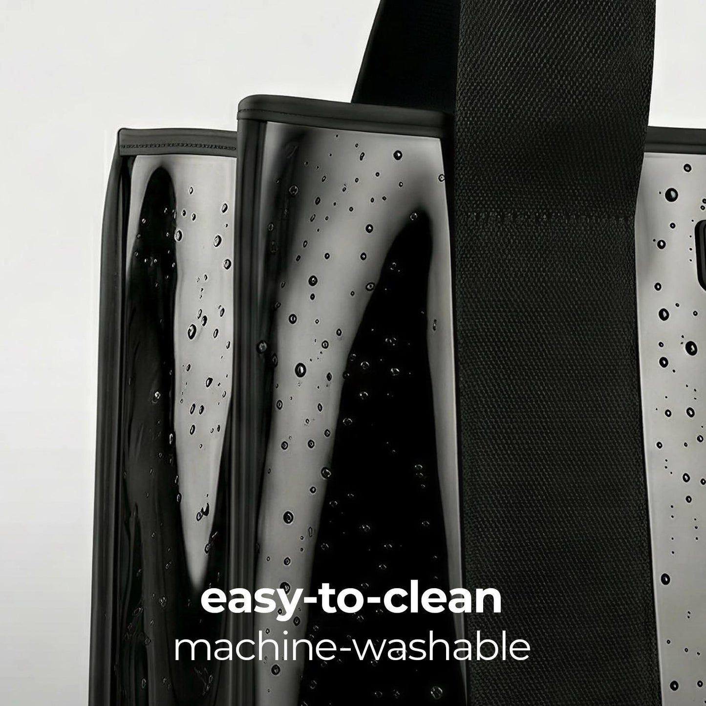 Case-Mate Midnight Black Bow Jelly Tote Bag