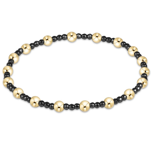 Sincerity Faceted Hematite 2mm Bracelet