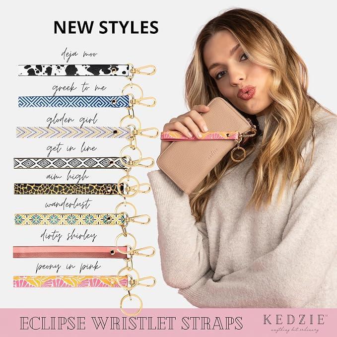 New Eclipse Interchangeable Wristlet Straps by Kedzie
