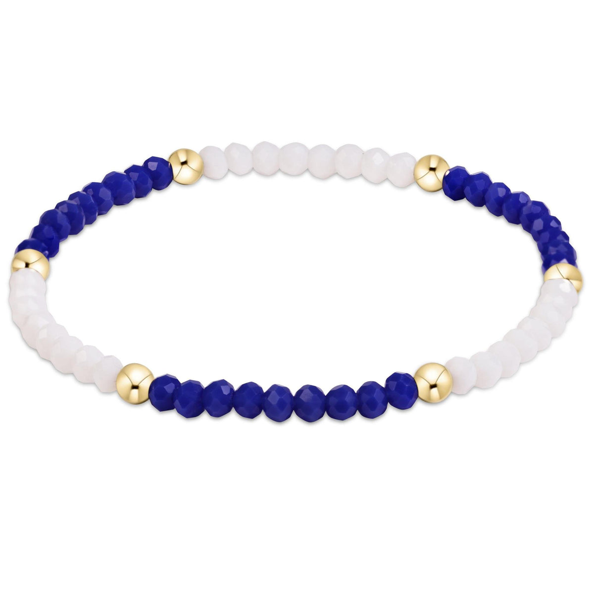 Gameday Flirty Presence Bracelet - Blue & White