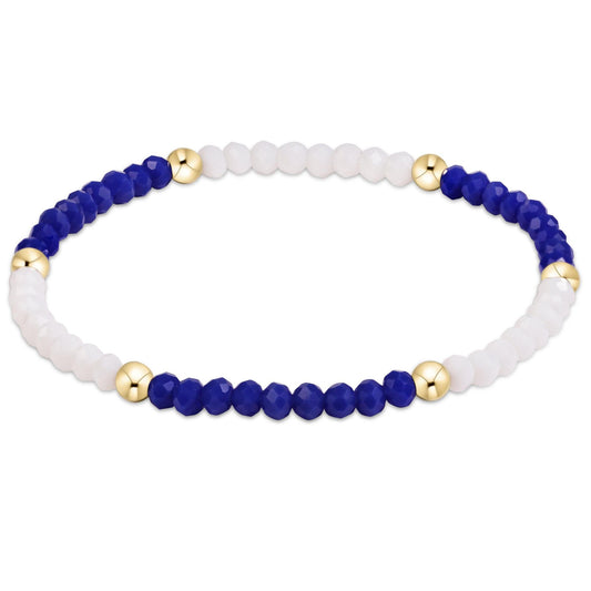 Gameday Flirty Presence Bracelet - Blue & White