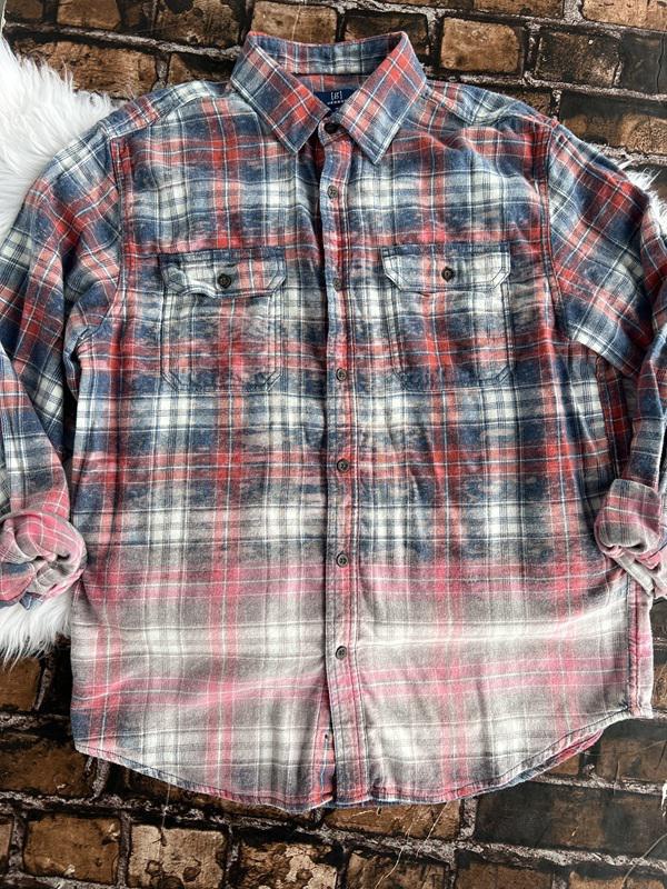 Heritage Haze Ombre Distress Flannel