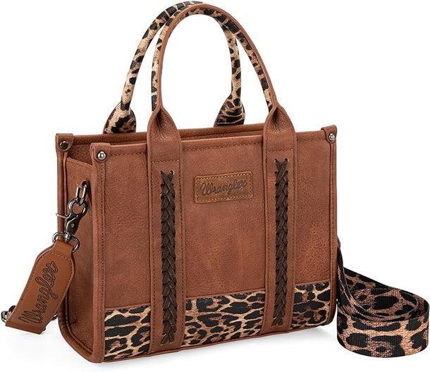 Leopard & Coffee Concealed Carry Tote/Crossbody by Wranger