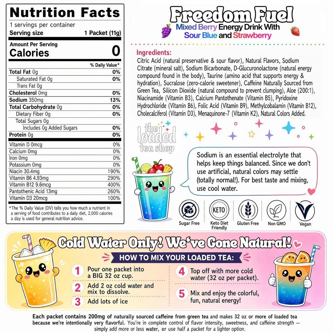 The Loaded Tea Shop Drink Packets