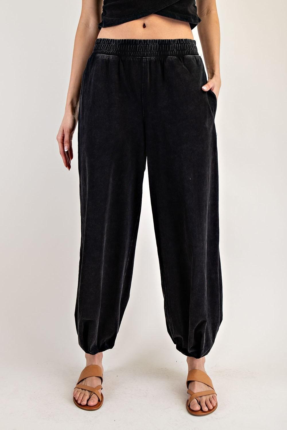Solid Pocket Jogger Sweatpants by ee:some ~ Colors: Ash Black, Coco, Winterberry