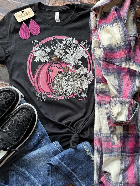 In October We Wear Pink Tee