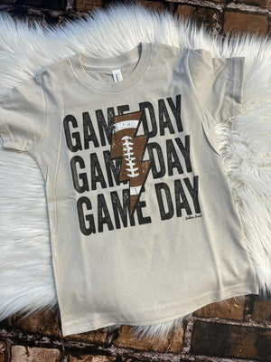 Toddler/Youth Game Day Football Tee
