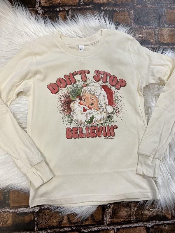 Youth Don't Stop Believin' Long Sleeve Tee
